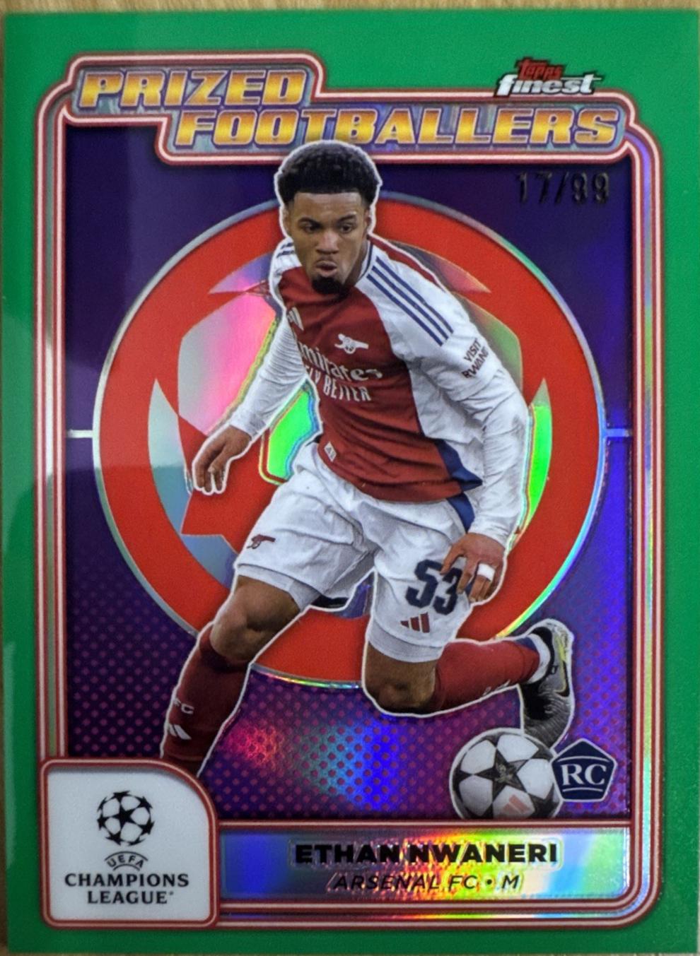 Ethan Nwaneri [Green Refractor] #PF-24