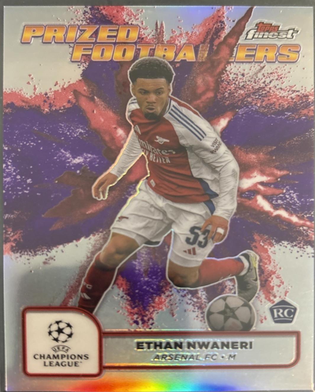Ethan Nwaneri [Purple Red Refractor Fusion Variation] #PFF-24