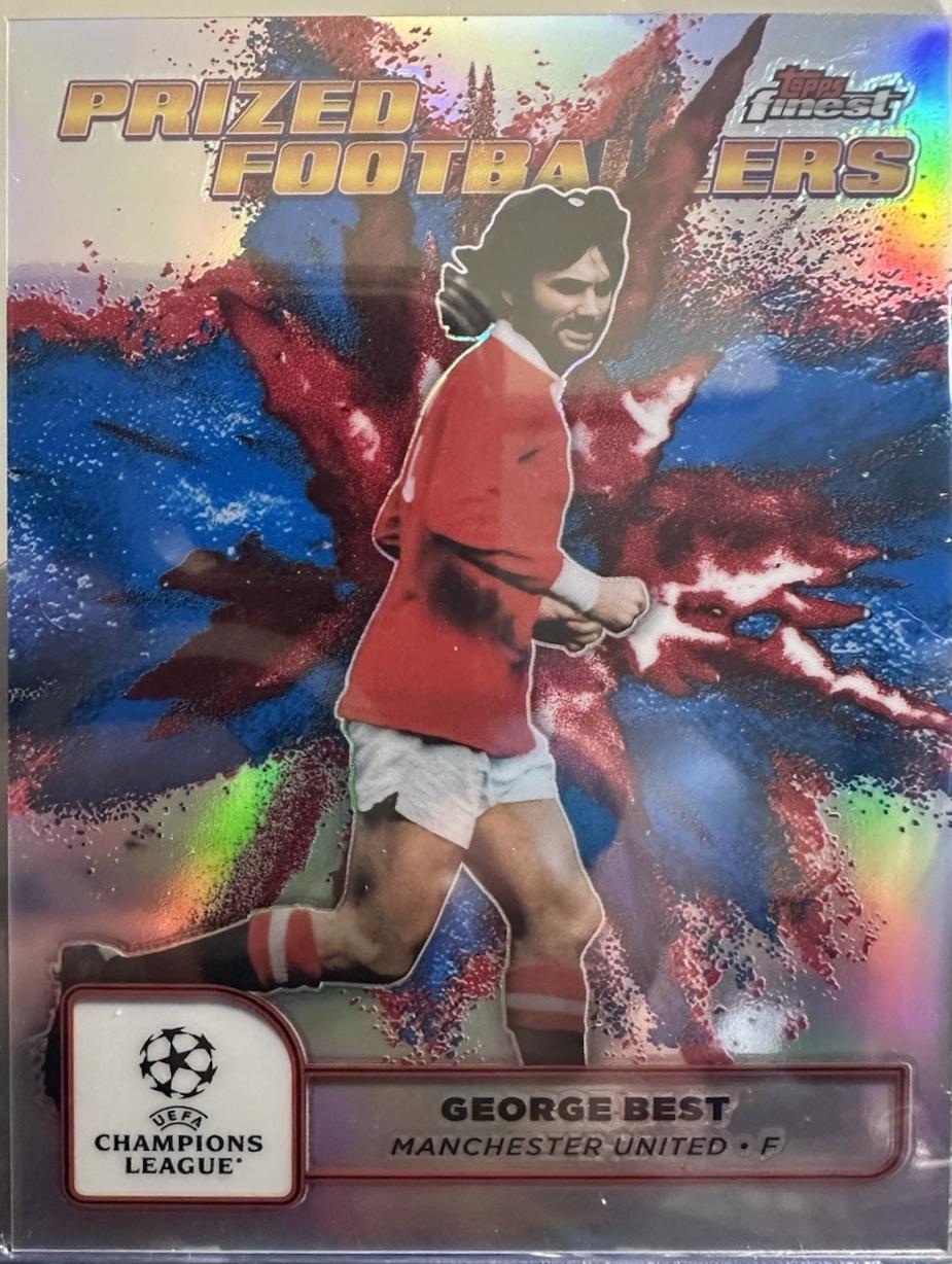 George Best [Blue Red Refractor Fusion Variation] #PFF-23