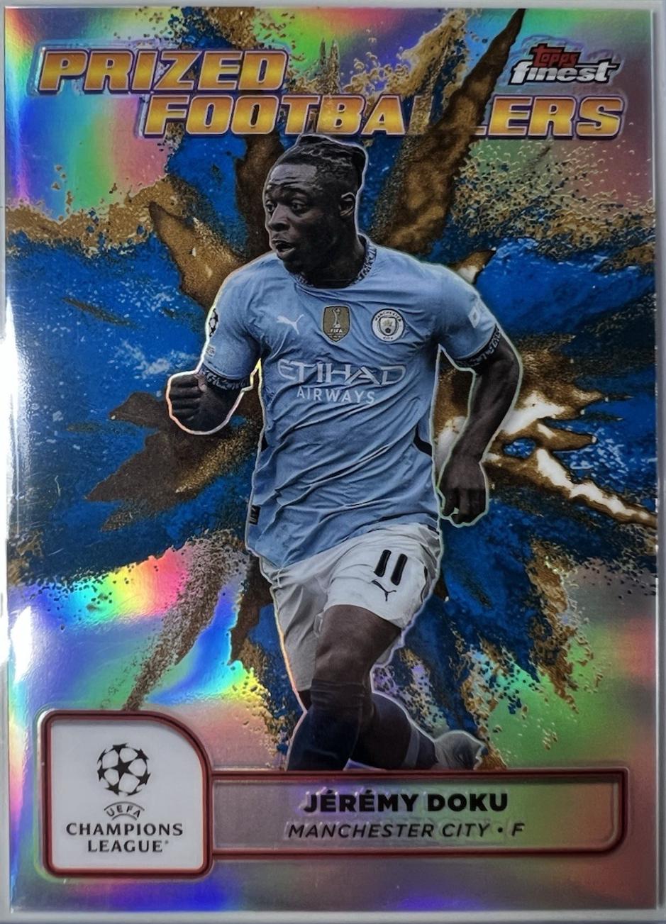 Jeremy Doku [Blue Gold Refractor Fusion Variation] #PFF-2