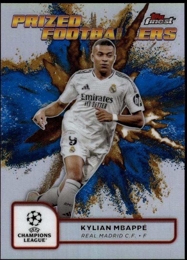 Kylian Mbappe [Blue Gold Refractor Fusion Variation] #PFF-13