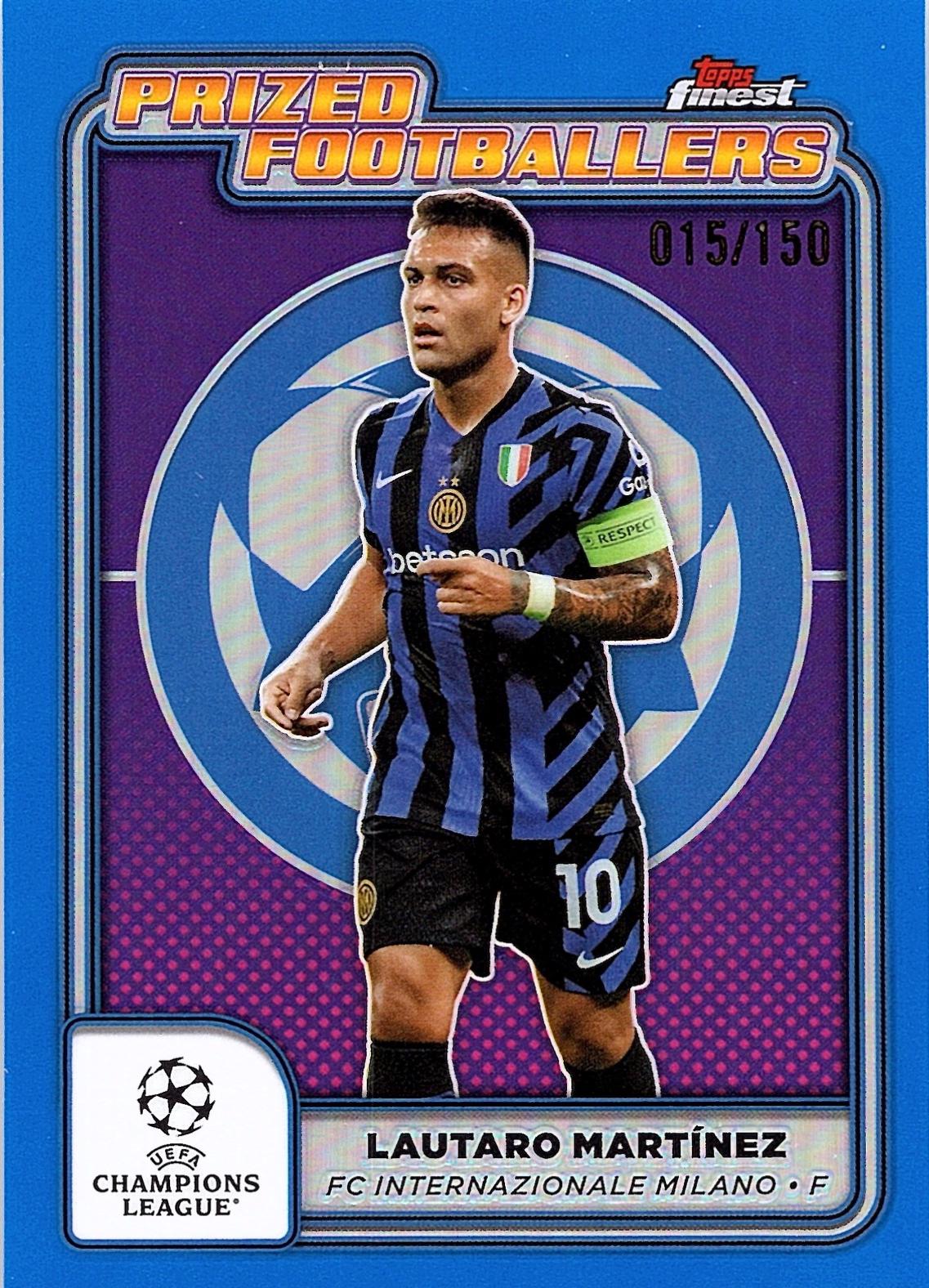 Lautaro Martinez [Blue Refractor] #PF-20