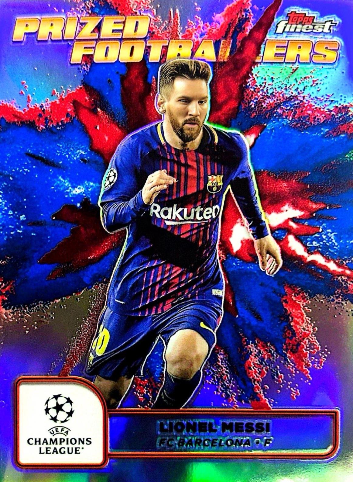 Lionel Messi [Black Red Refractor Fusion Variation] #PFF-1