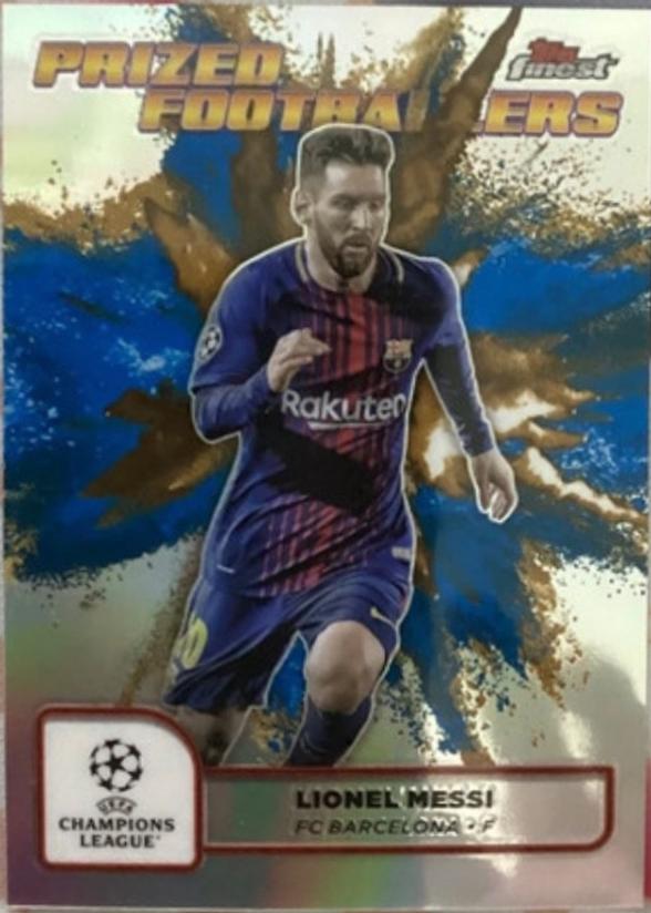 Lionel Messi [Blue Gold Refractor Fusion Variation] #PFF-1