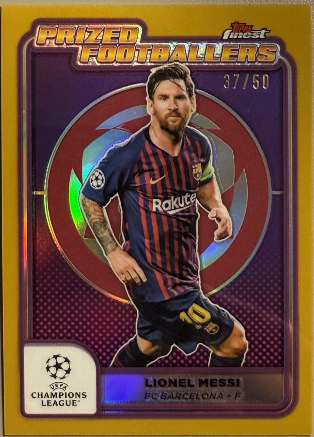 Lionel Messi [Gold Refractor] #PF-1