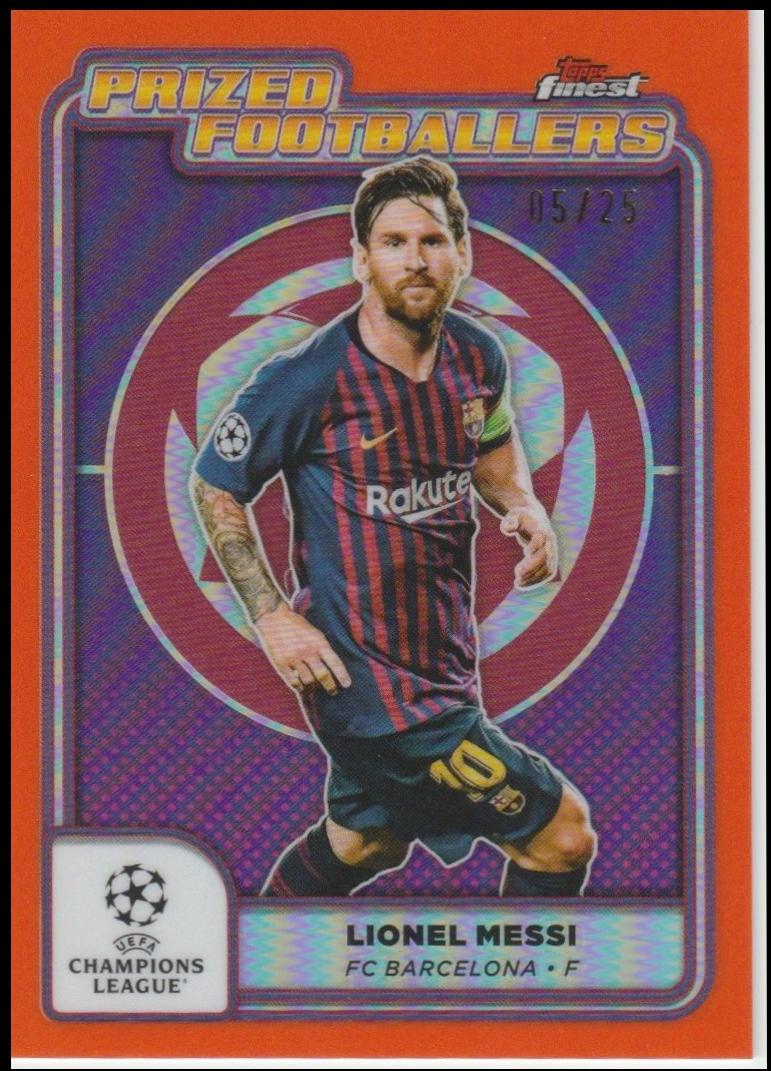 Lionel Messi [Orange Refractor] #PF-1
