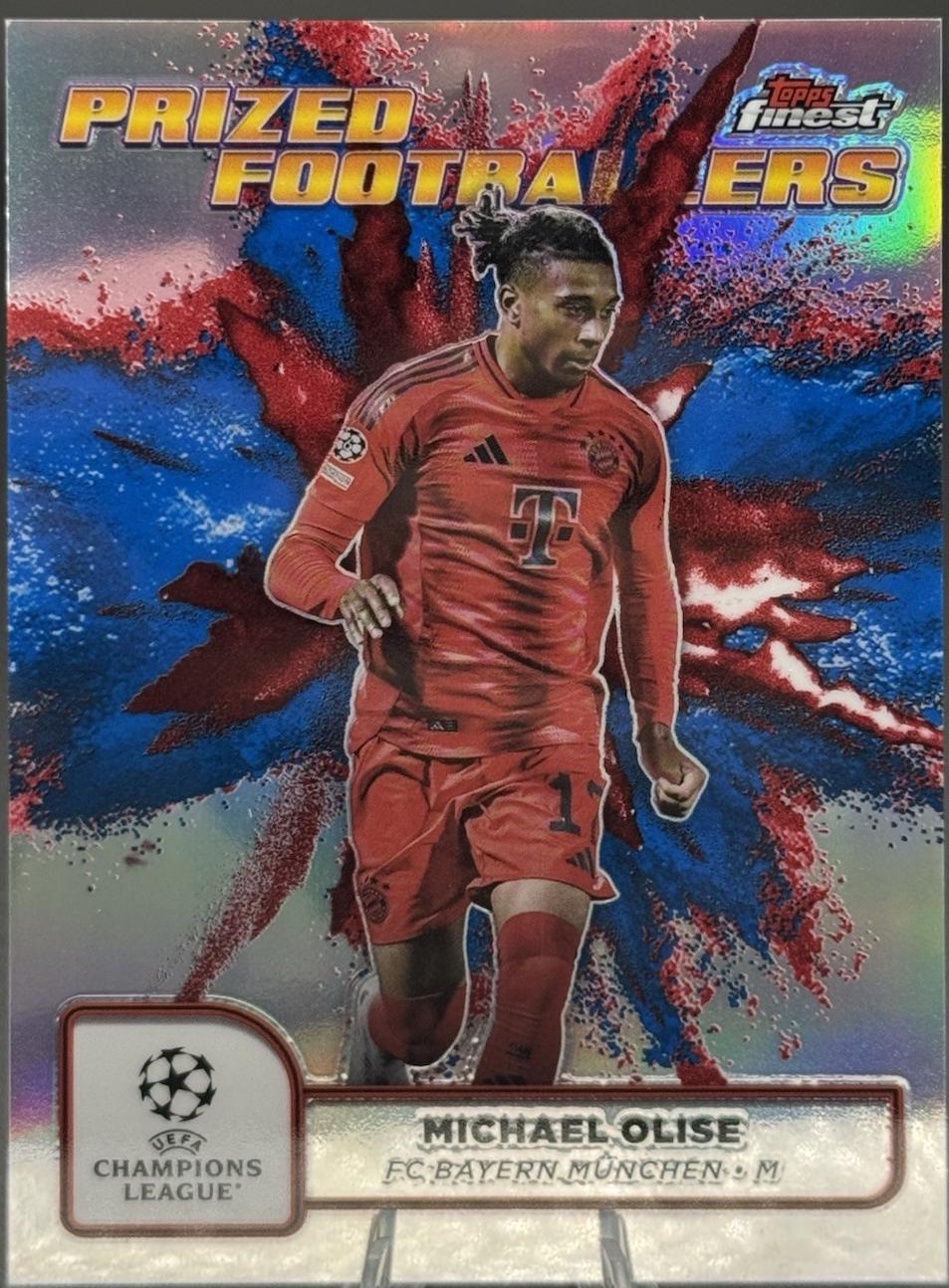 Michael Olise [Blue Red Refractor Fusion Variation] #PFF-12