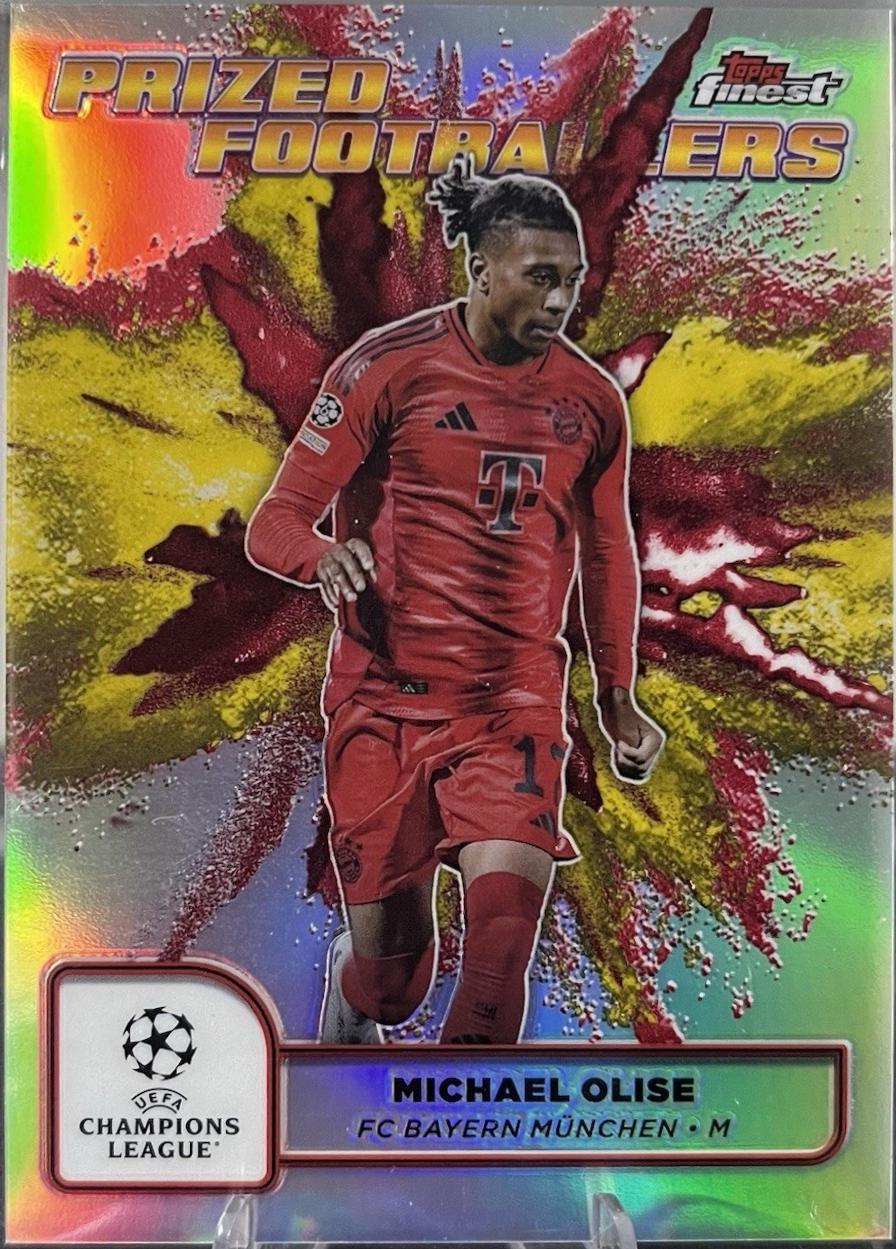 Michael Olise [Yellow Red Refractor Fusion Variation] #PFF-12