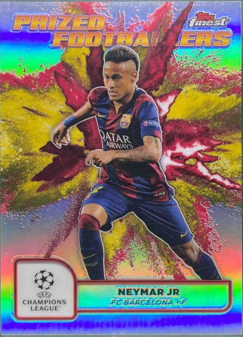 Neymar Jr [Yellow Red Refractor Fusion Variation] #PFF-7