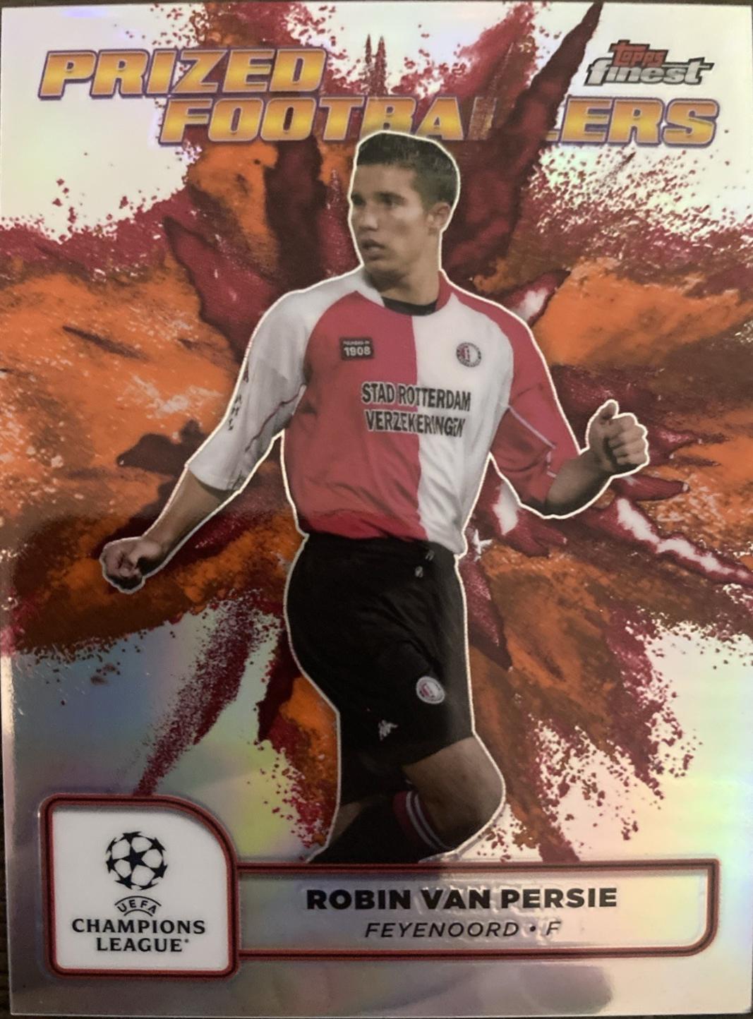 Robin van Persie [Orange Red Refractor Fusion Variation] #PFF-19