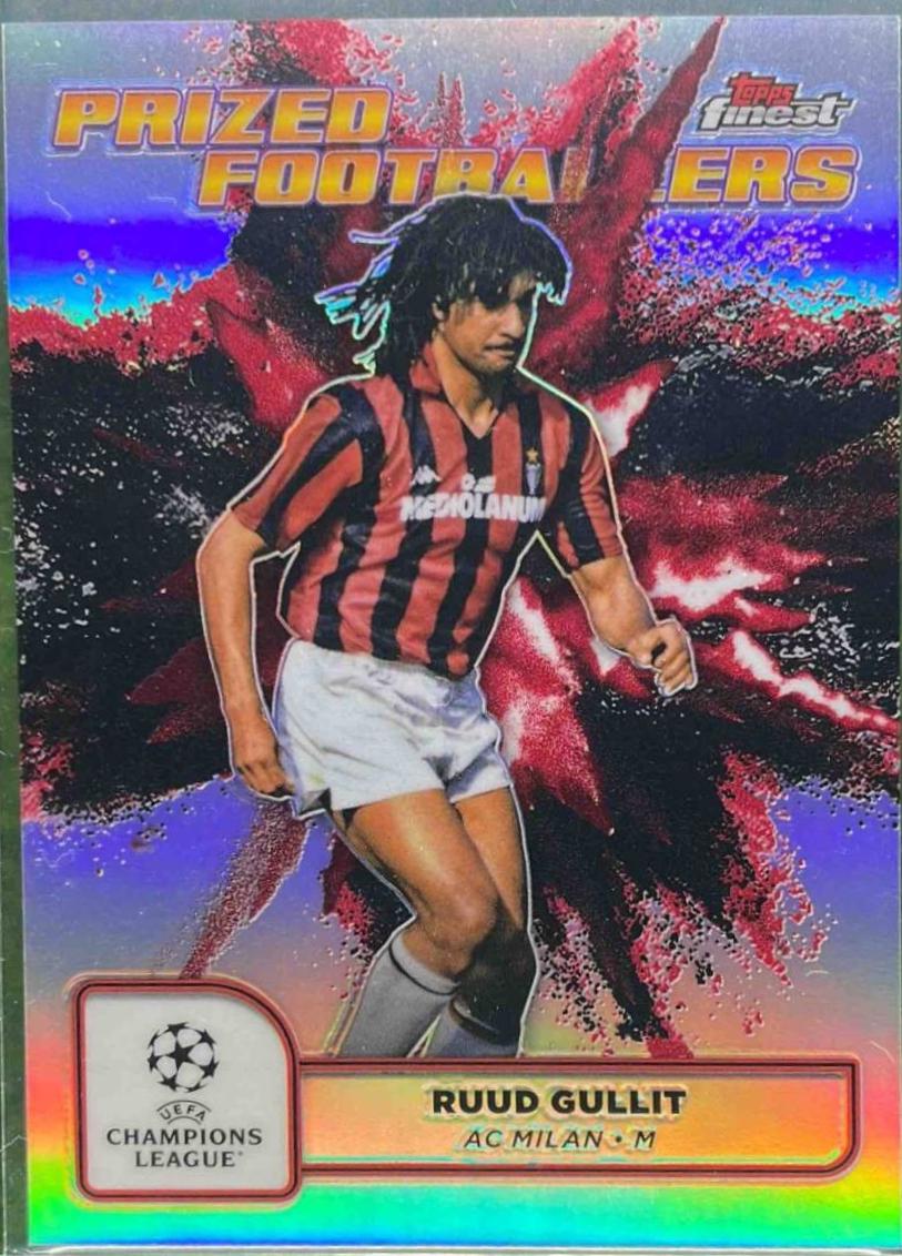 Ruud Gullit [Black Red Refractor Fusion Variation] #PFF-8