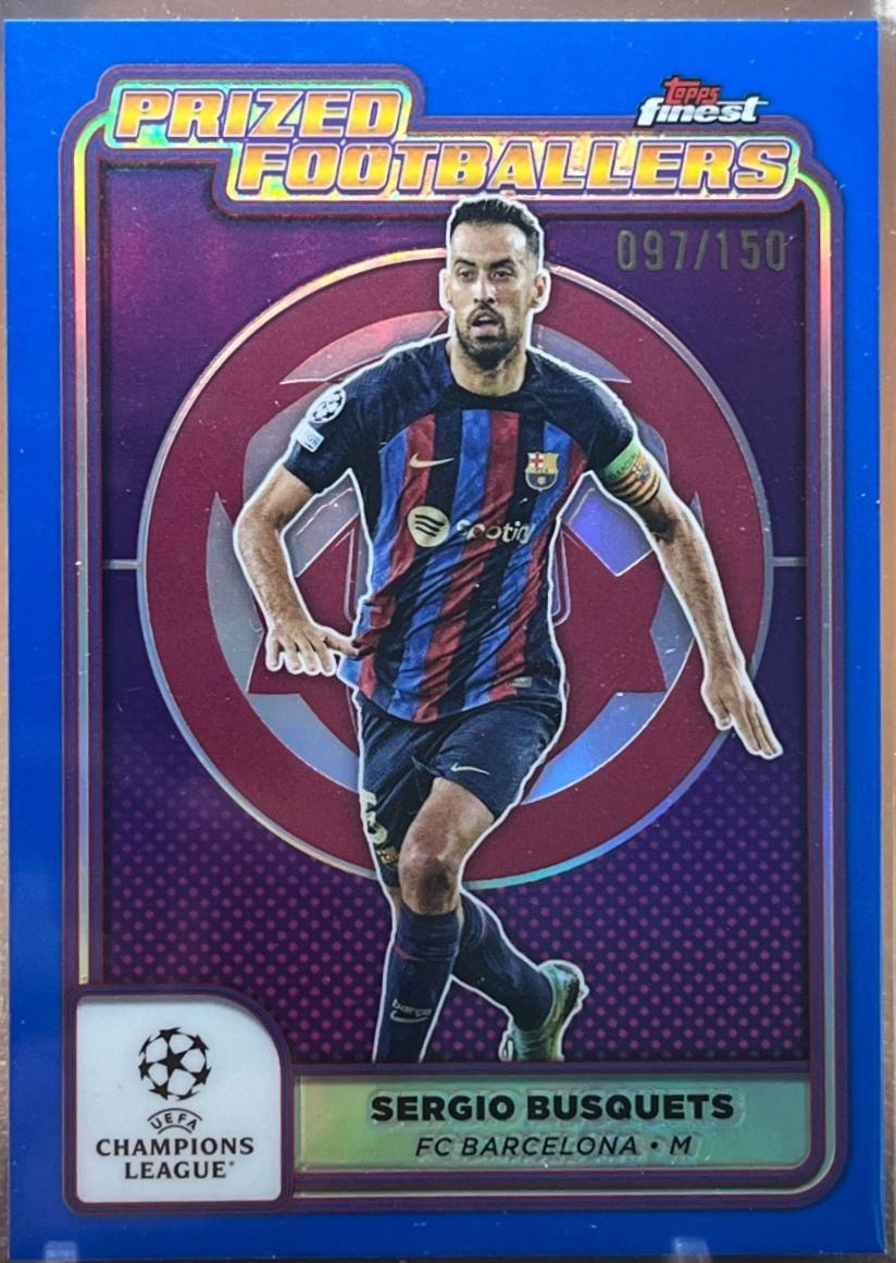 Sergio Busquets [Blue Refractor] #PF-15