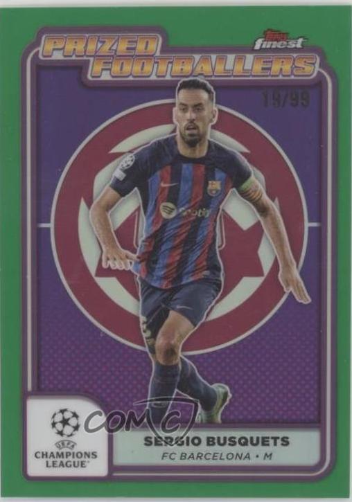 Sergio Busquets [Green Refractor] #PF-15