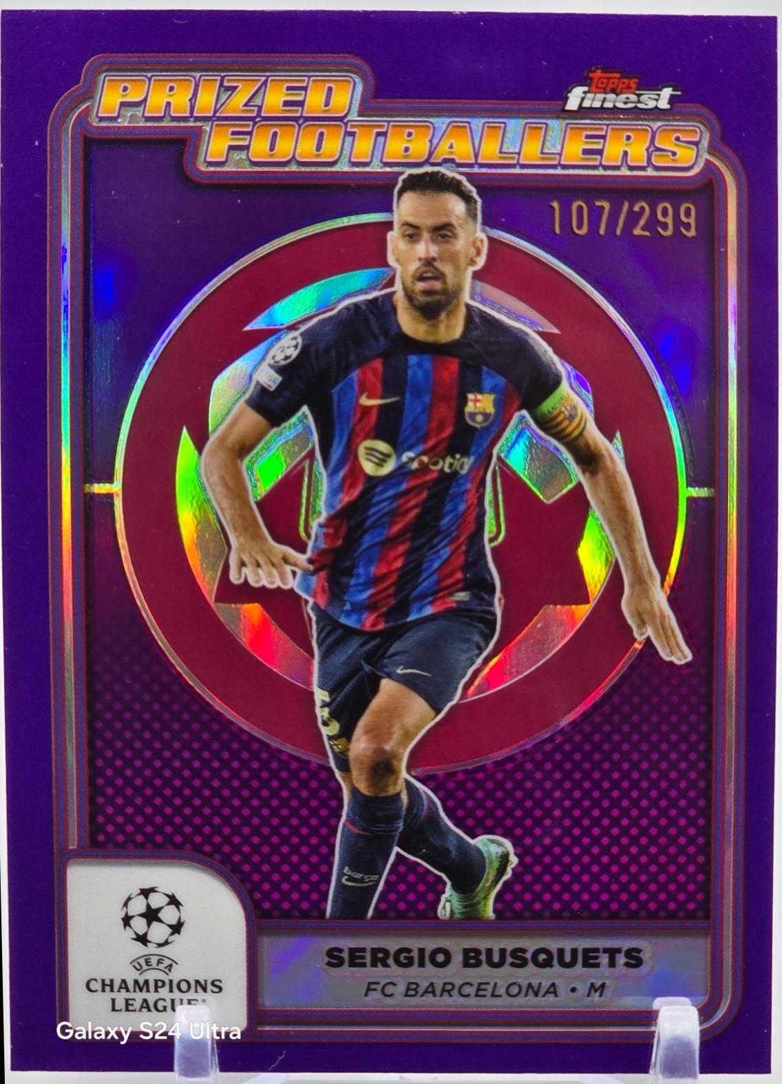 Sergio Busquets [Purple Refractor] #PF-15
