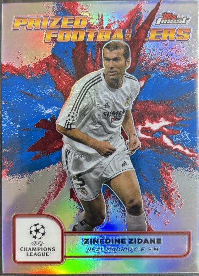Zinedine Zidane [Blue Red Refractor Fusion Variation] #PFF-6