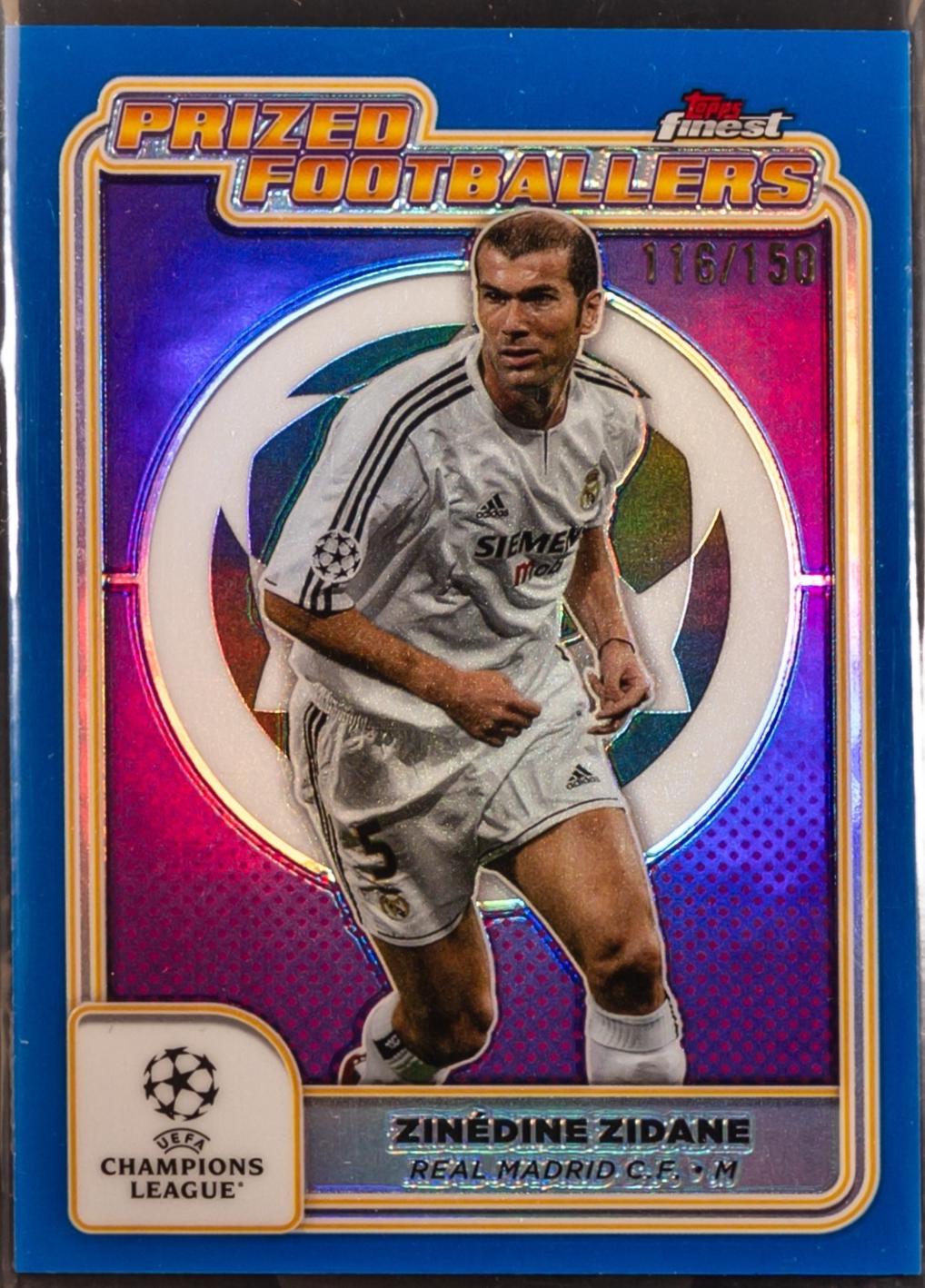 Zinedine Zidane [Blue Refractor] #PF-6
