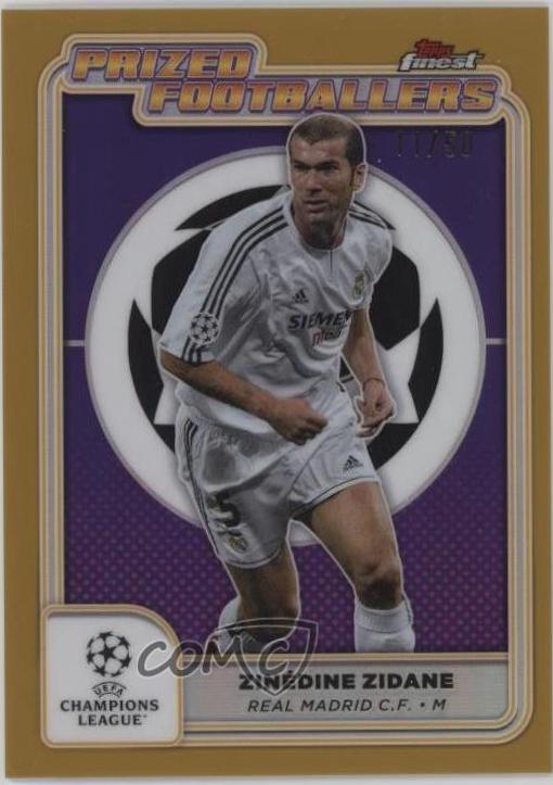 Zinedine Zidane [Gold Refractor] #PF-6