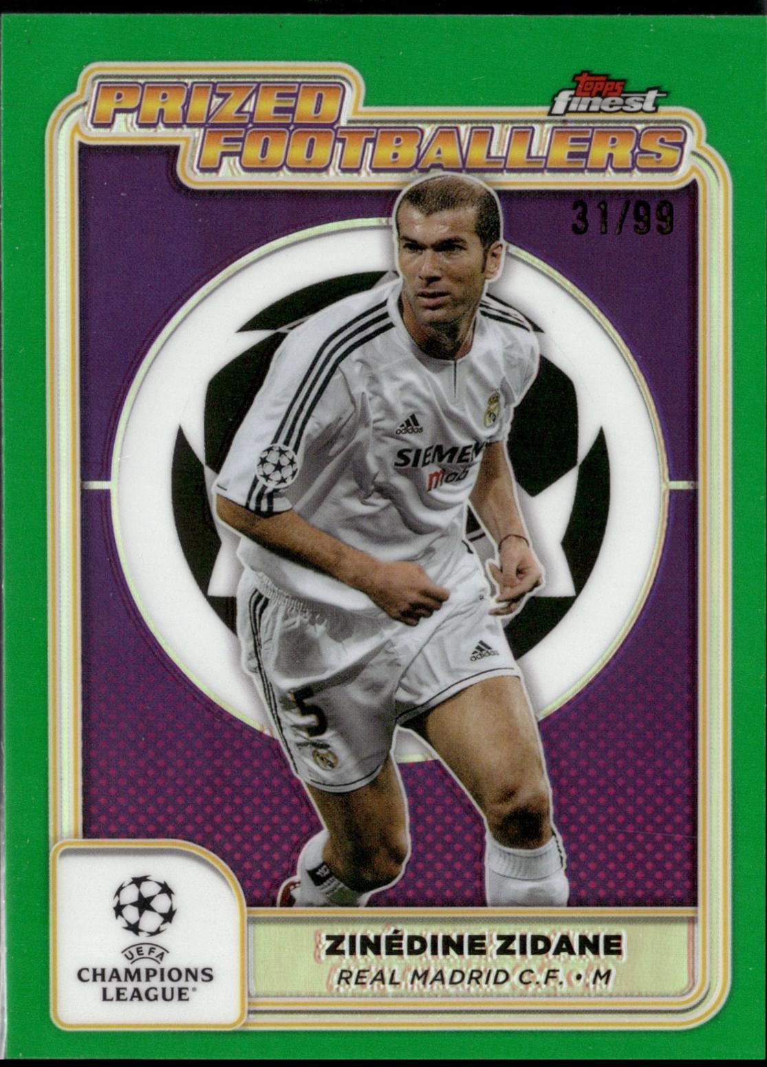Zinedine Zidane [Green Refractor] #PF-6