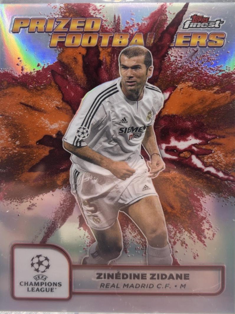 Zinedine Zidane [Orange Red Refractor Fusion Variation] #PFF-6