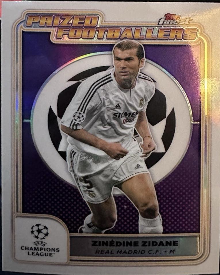 Zinedine Zidane [Purple Refractor] #PF-6