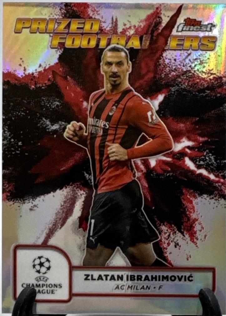 Zlatan Ibrahimovic [Black Red Refractor Fusion Variation] #PFF-25