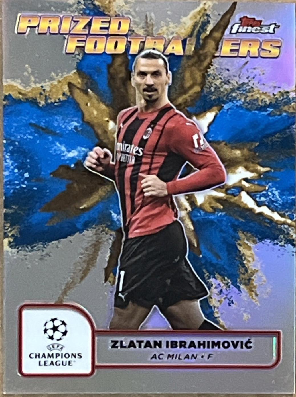 Zlatan Ibrahimovic [Gold Refractor] #PF-25