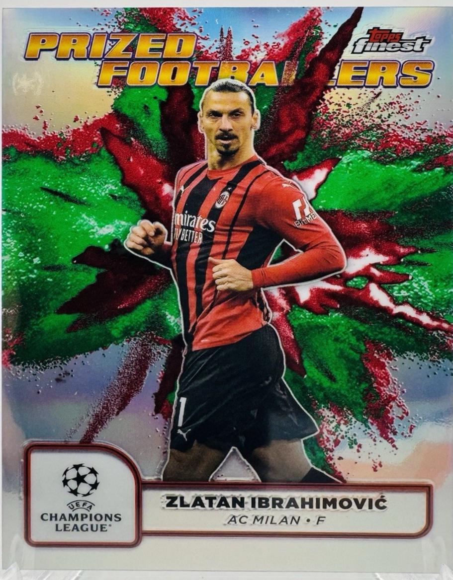 Zlatan Ibrahimovic [Green Red Refractor Fusion Variation] #PFF-25