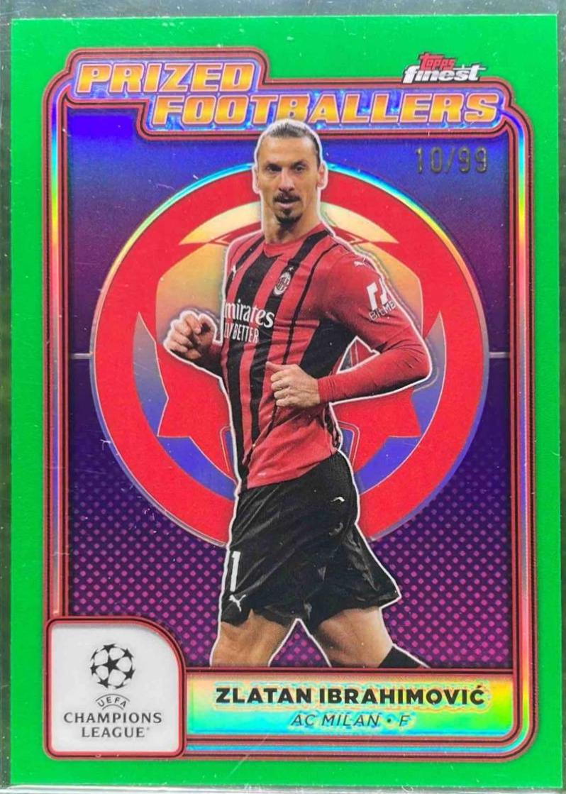 Zlatan Ibrahimovic [Green Refractor] #PF-25