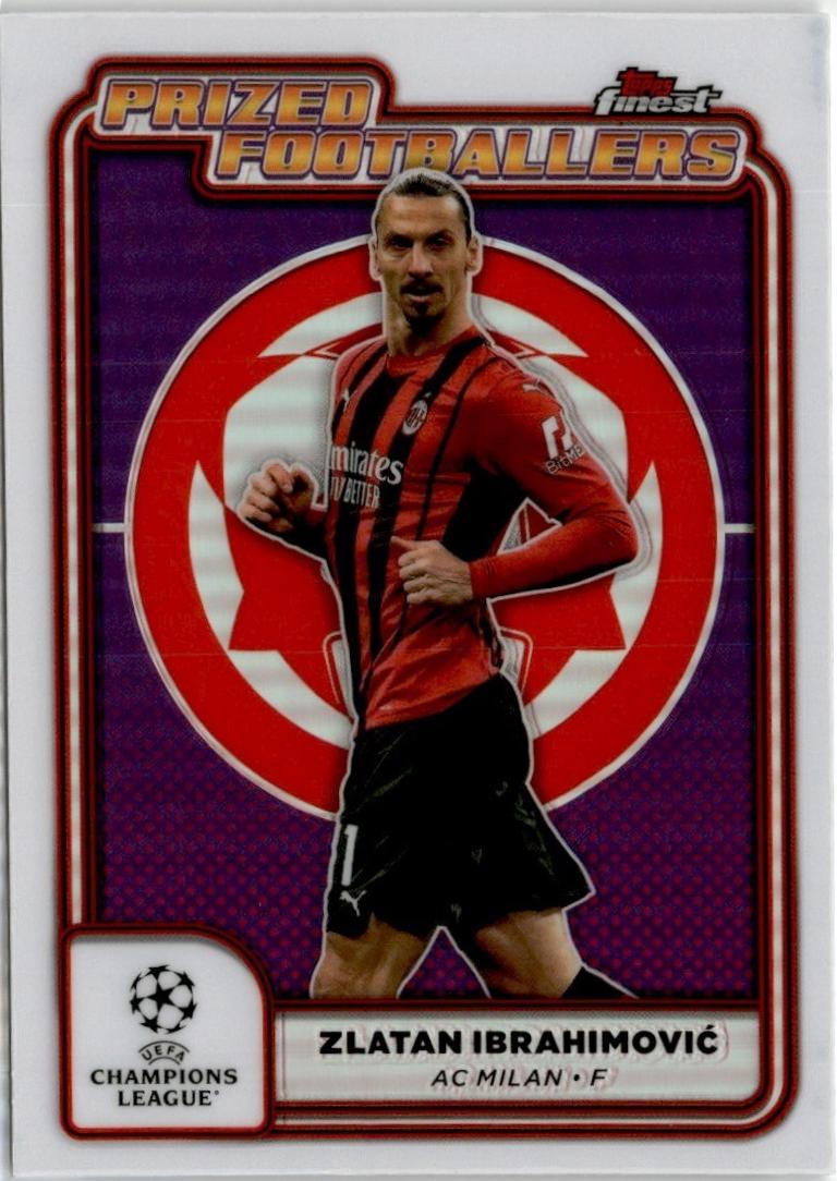 Zlatan Ibrahimovic [Orange Refractor] #PF-25