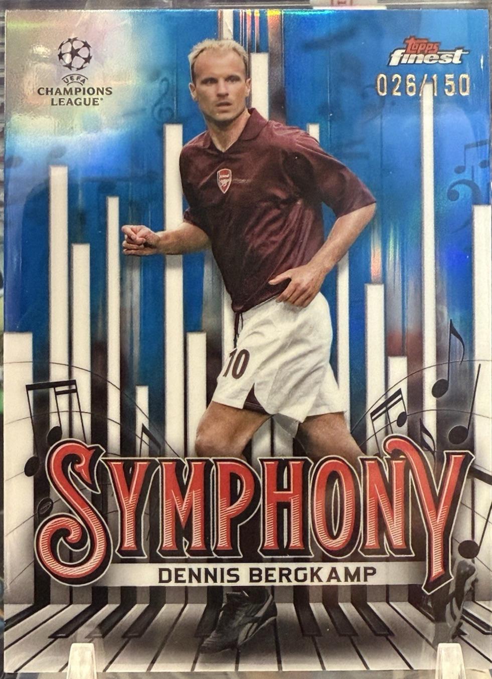 Dennis Bergkamp [Blue Refractor] #SY-21