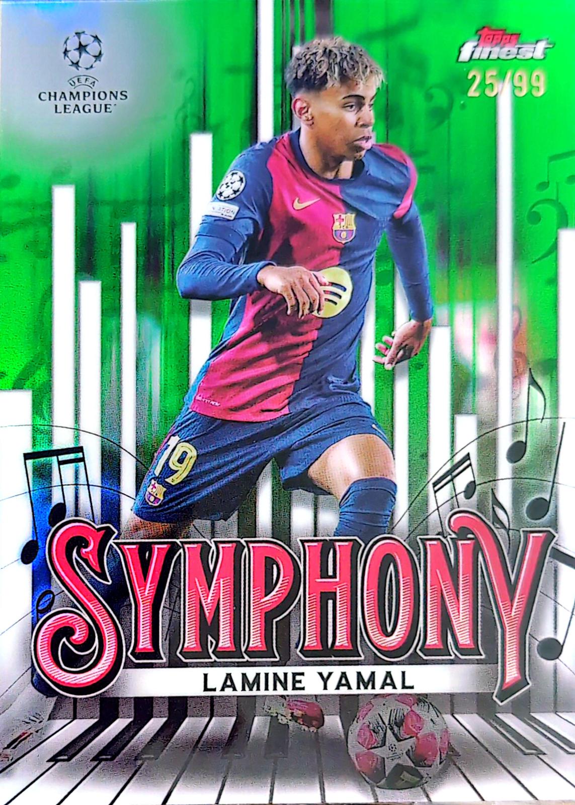Lamine Yamal [Green Refractor] #SY-19
