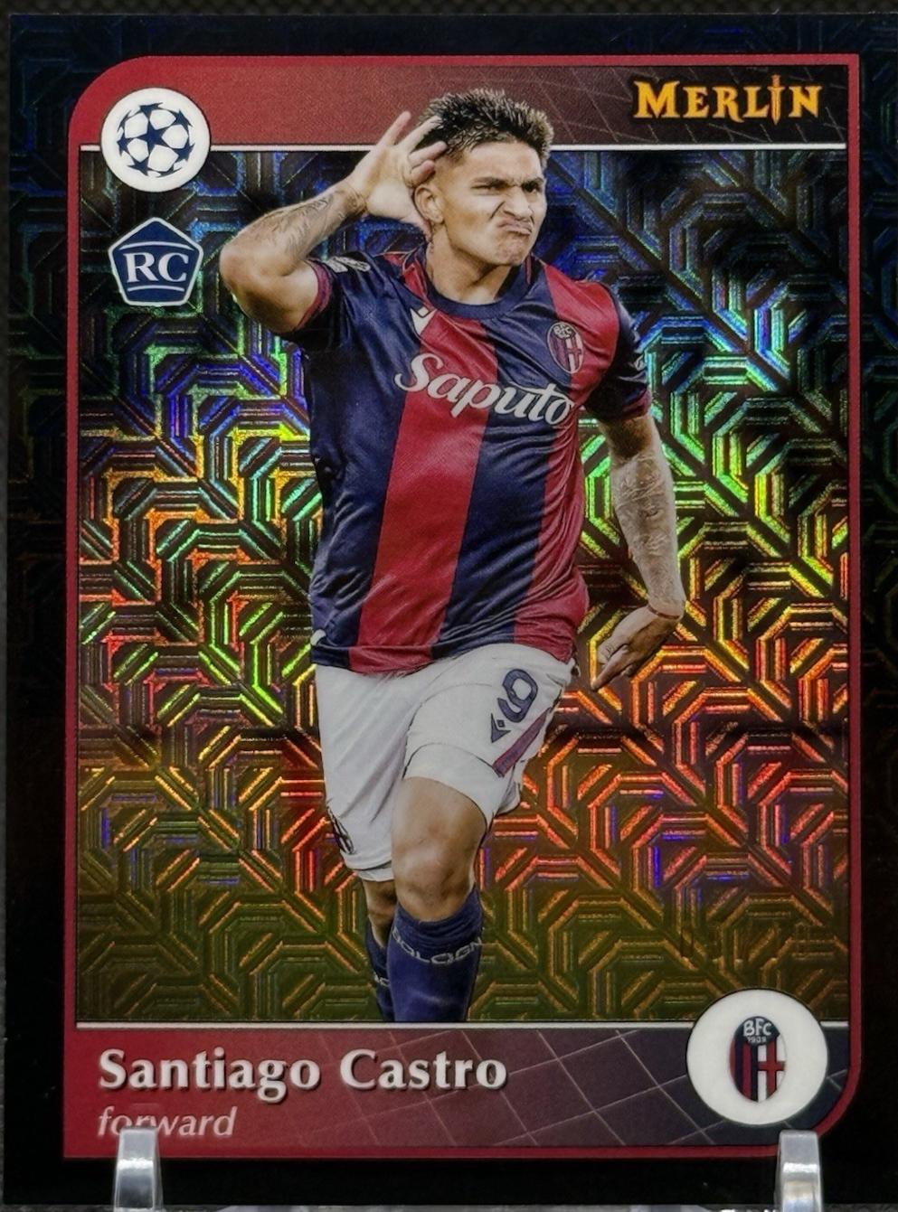 Santiago Castro [Black Rookie Variation] #159