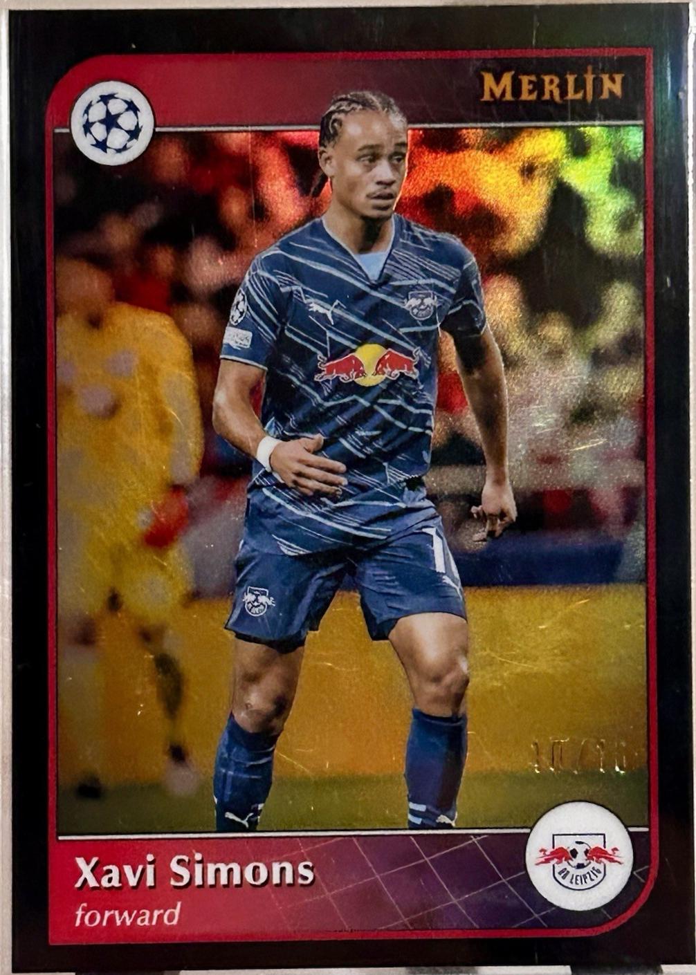 Xavi Simons [Black Refractor] #75