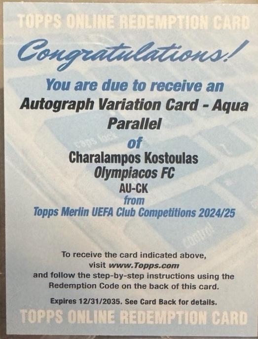 Charalampos Kostoulas [Aqua] #AU-CK
