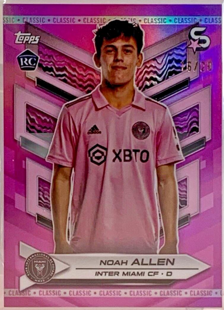 Noah Allen [Classic Pink Refractor Chrome] #199