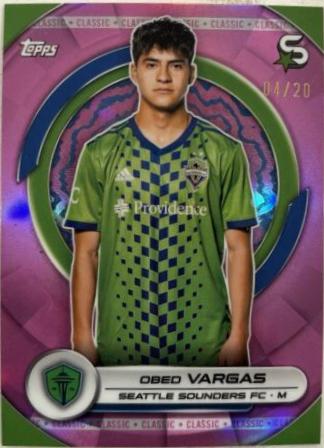Obed Vargas [Classic Pink Refractor Chrome] #78