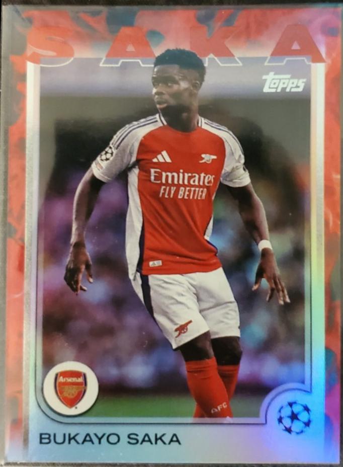 Bukayo Saka [Red Flowfractor] #77