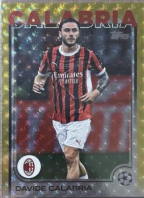 Davide Calabria [Yellow Foilboard] #82