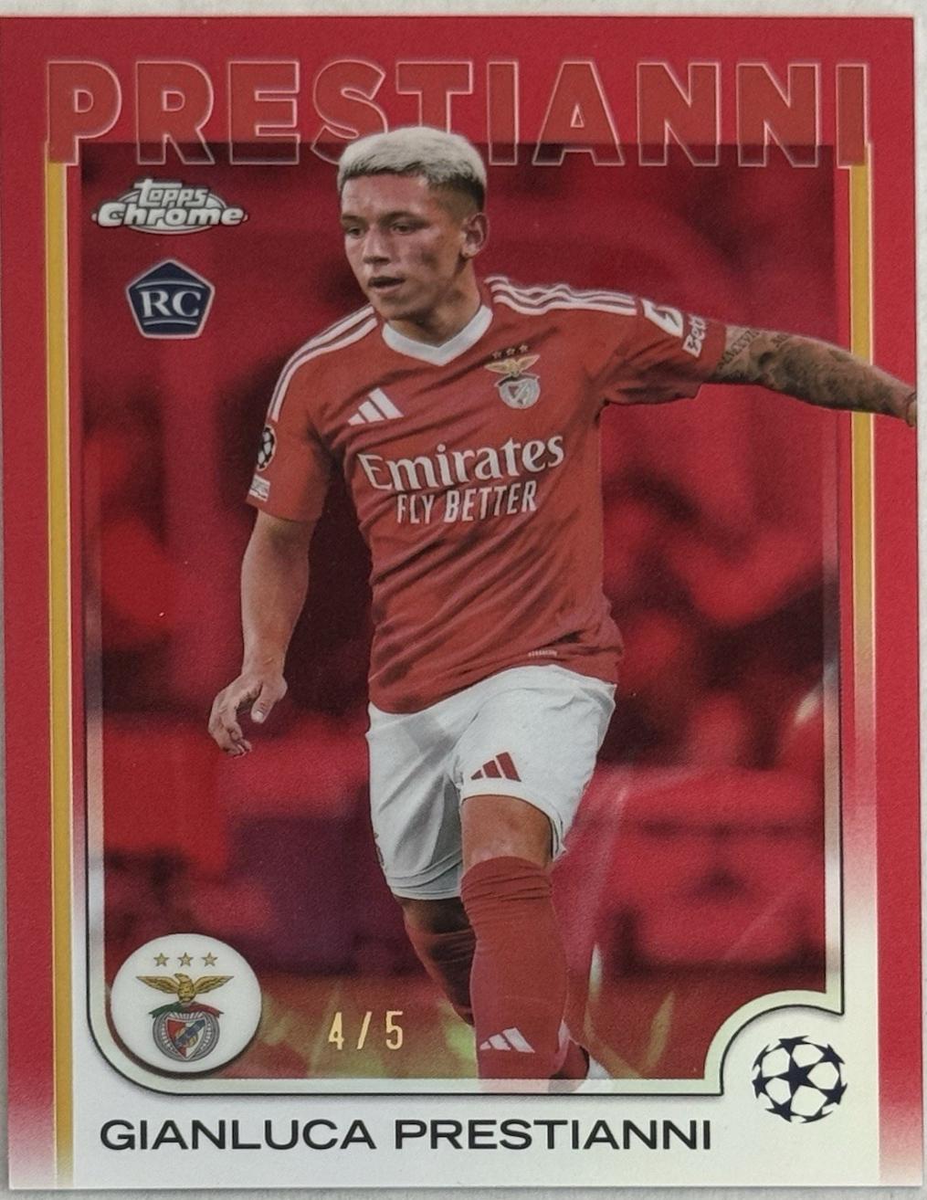 Gianluca Prestianni [Red Foilboard] #36