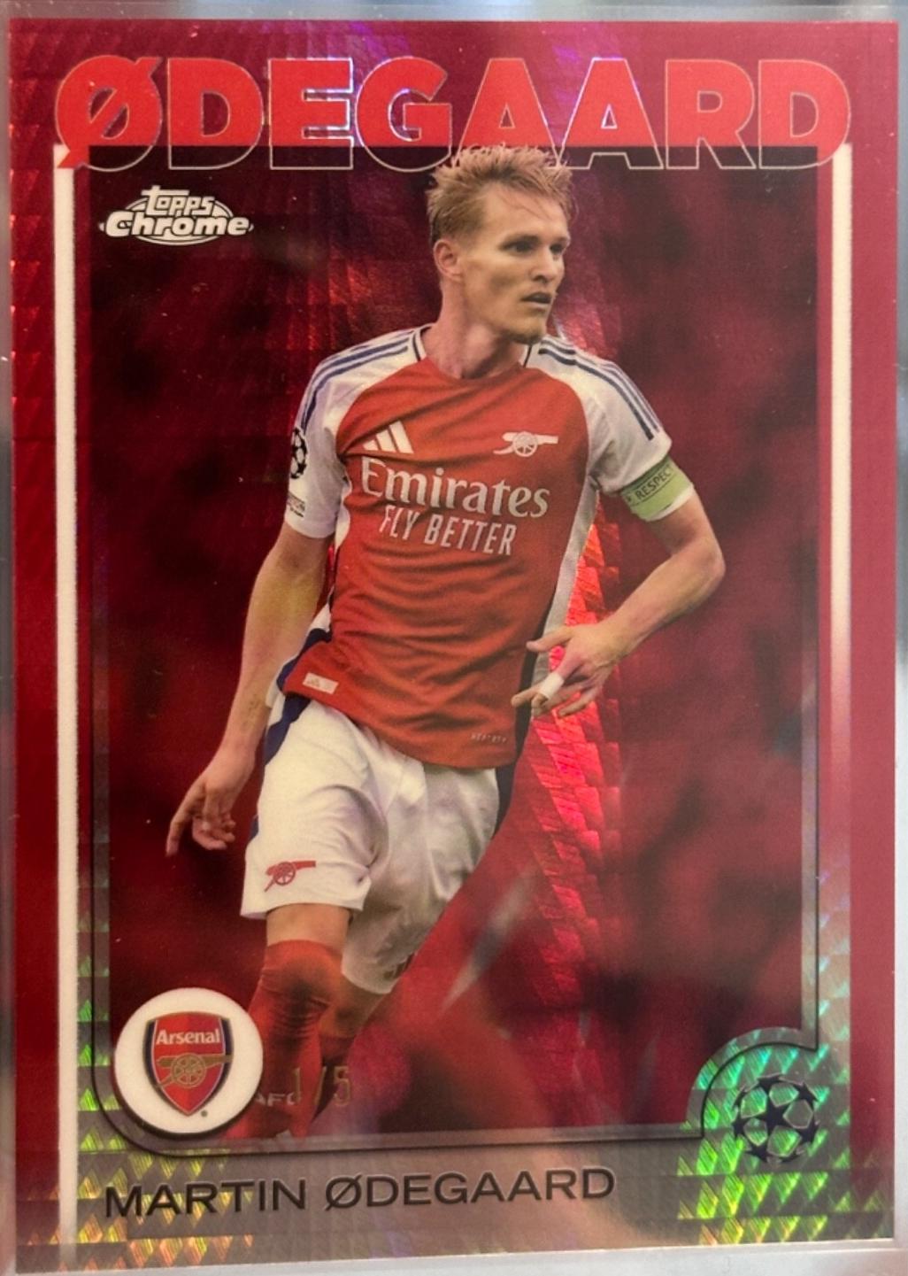 Martin Odegaard [Red Foilboard] #62