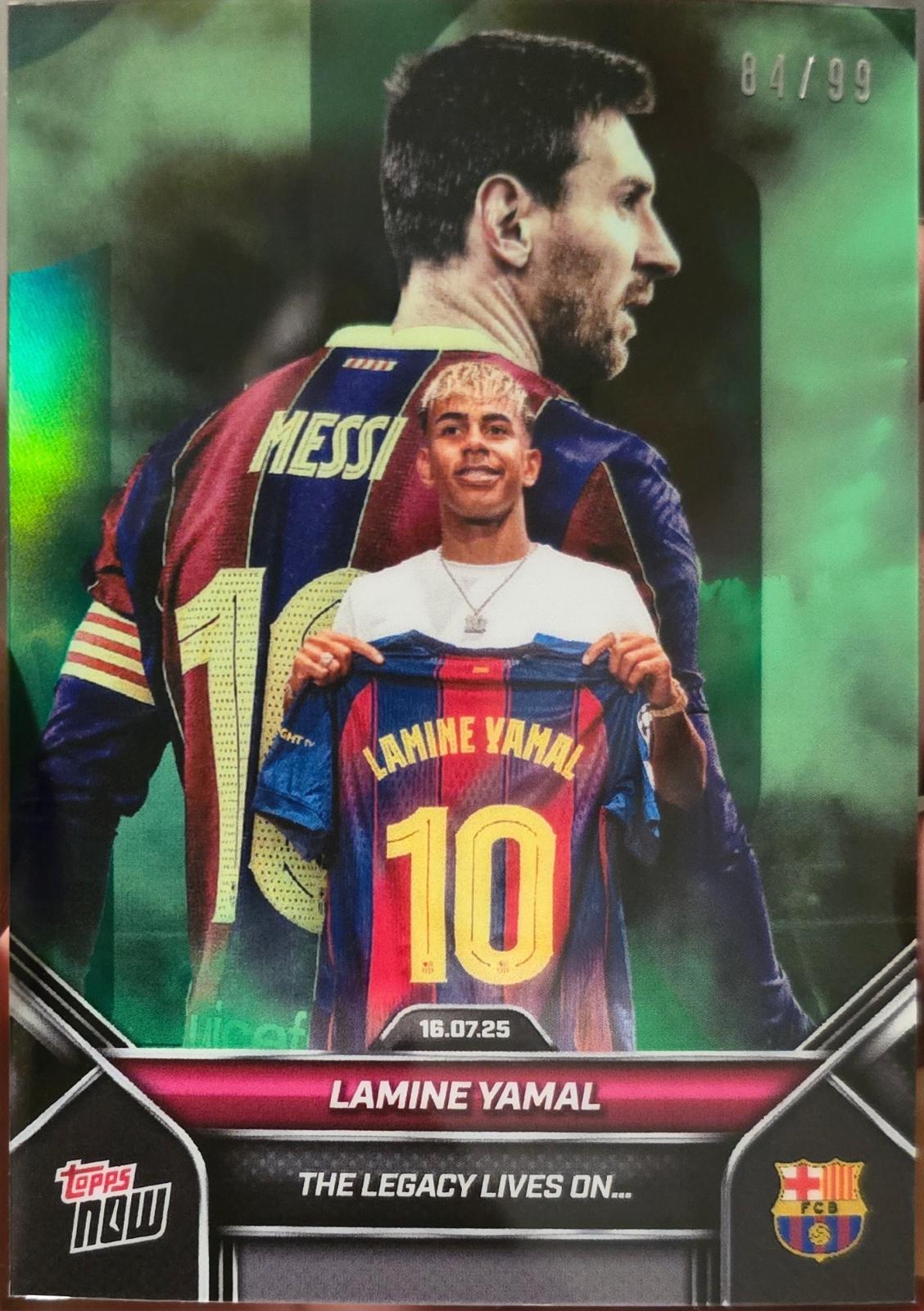 Lamine Yamal, Lionel Messi [Green] #2