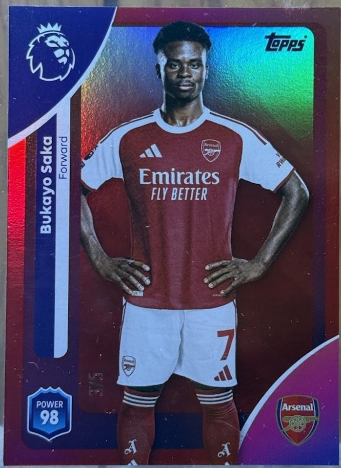 Bukayo Saka [Red Sparkle] #12