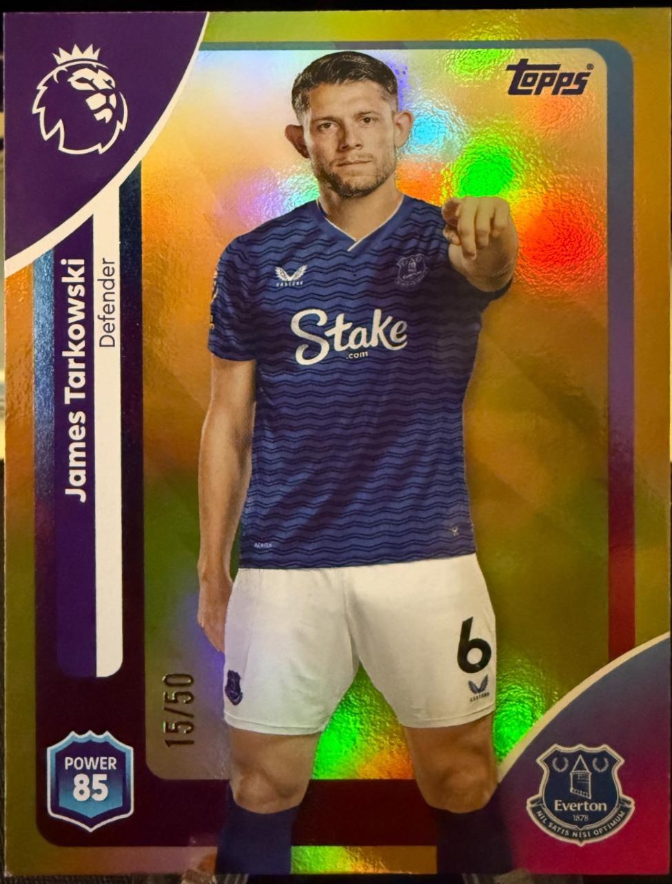 James Tarkowski [Gold Sparkle] #129