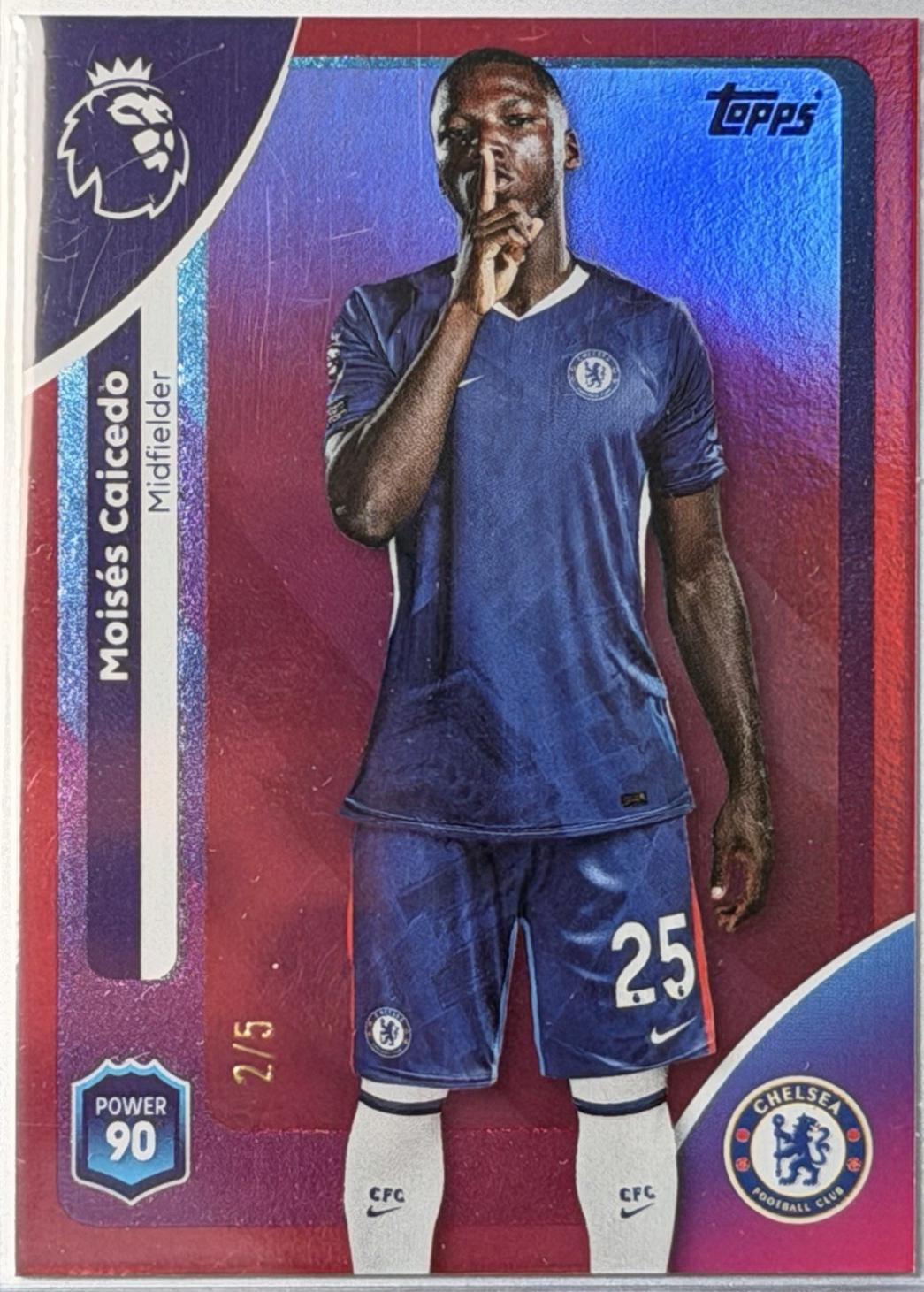 Moises Caicedo [Red Sparkle] #98