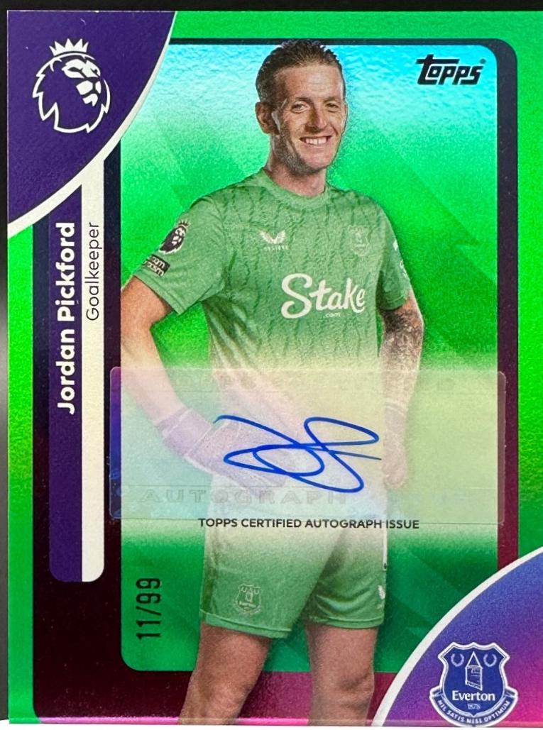 Jordan Pickford [Green Rainbow] #AC-JPI
