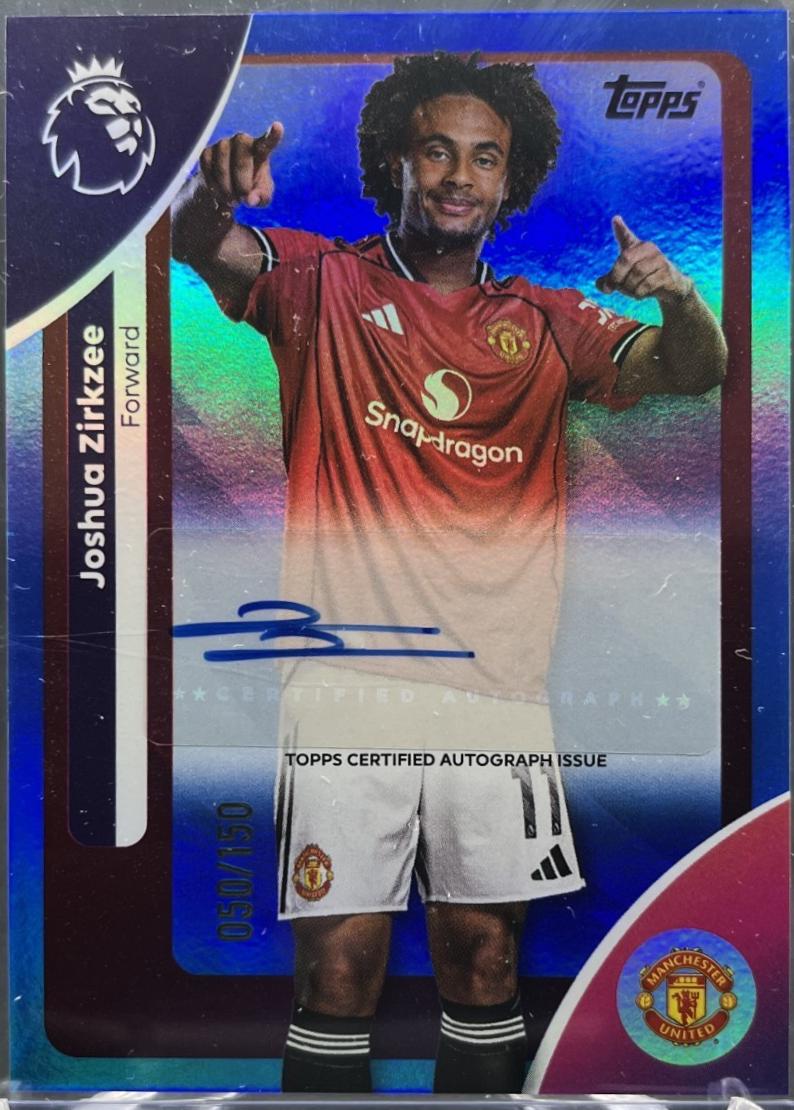 Joshua Zirkzee [Blue Rainbow] #AC-JZ
