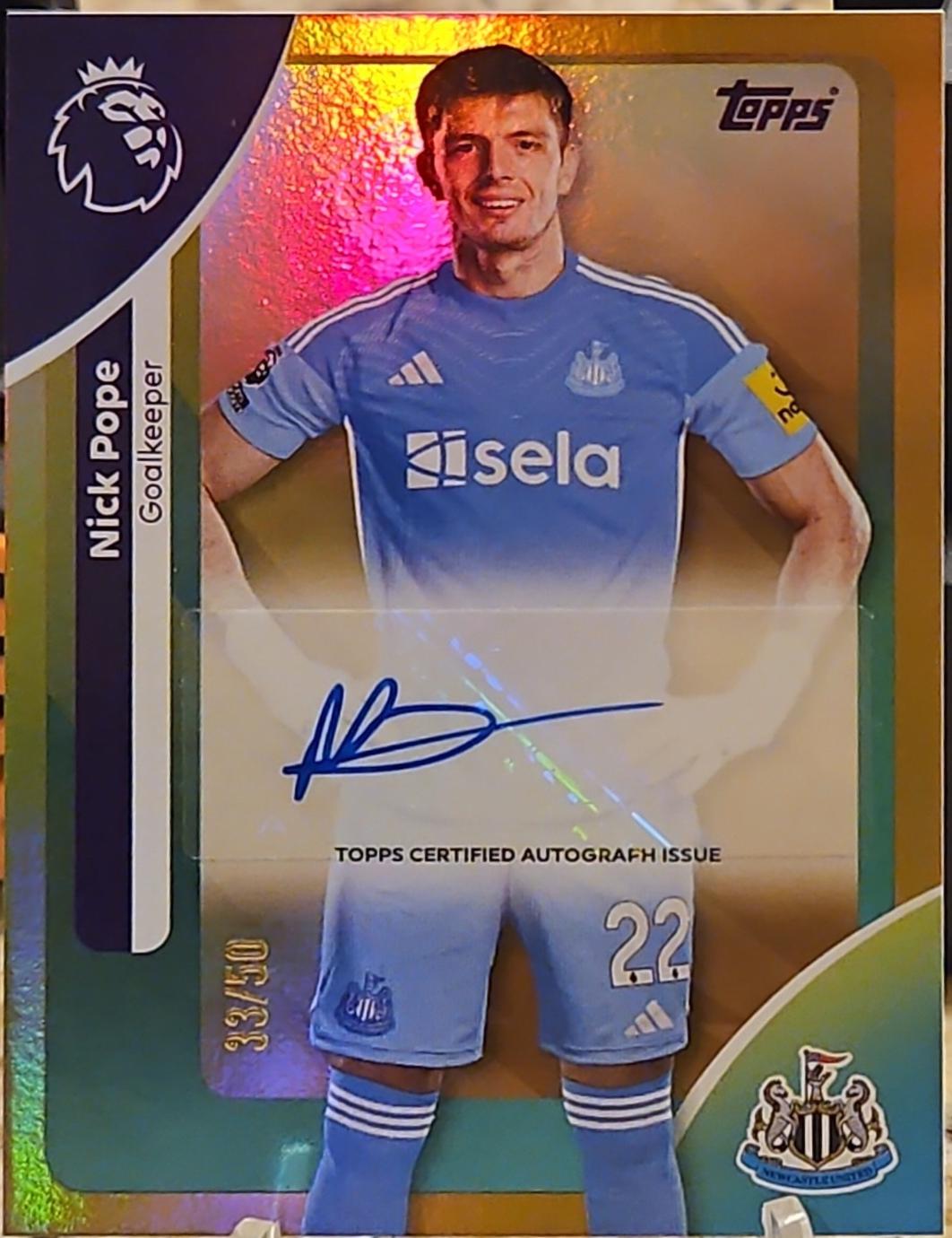 Nick Pope [Gold Sparkle] #AC-NP