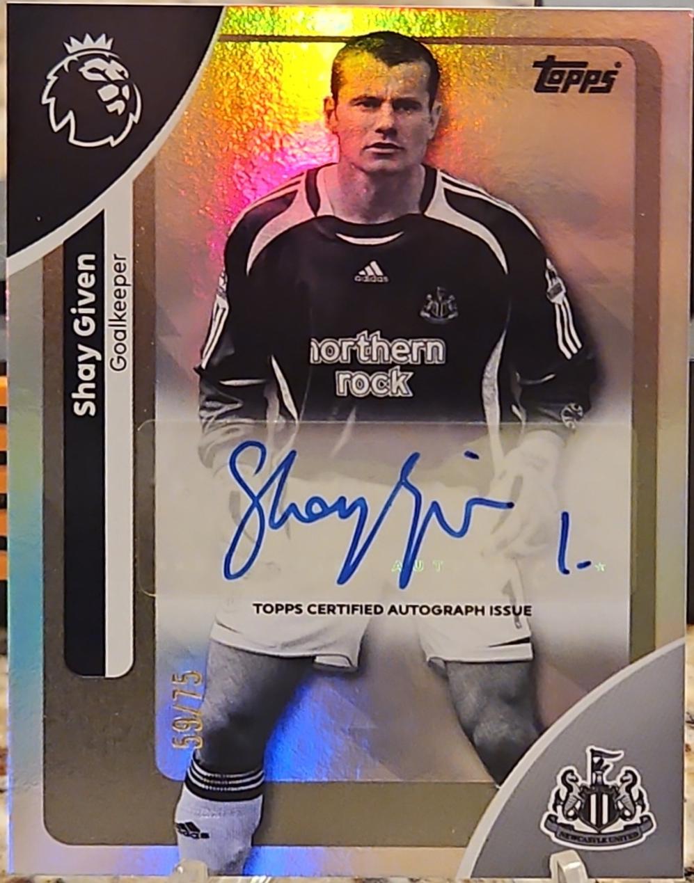 Shay Given [Black White Sparkle] #AC-SG