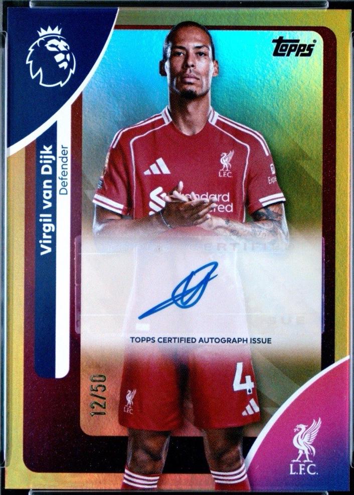 Virgil van Dijk [Gold Rainbow] #AC-VVD