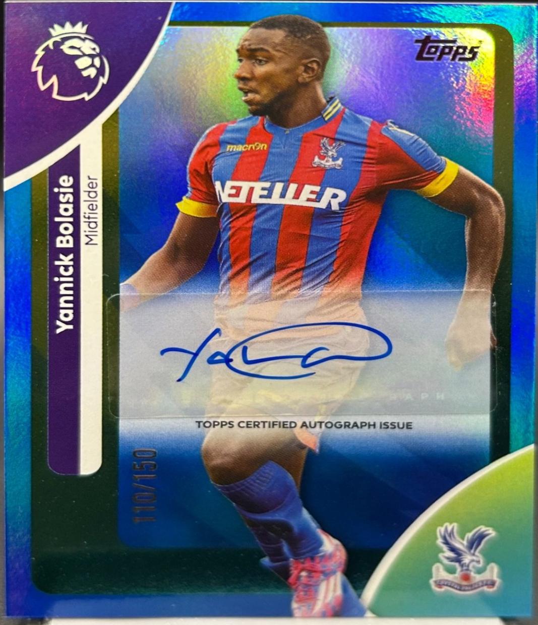 Yannick Bolasie [Blue Sparkle] #AC-YBO
